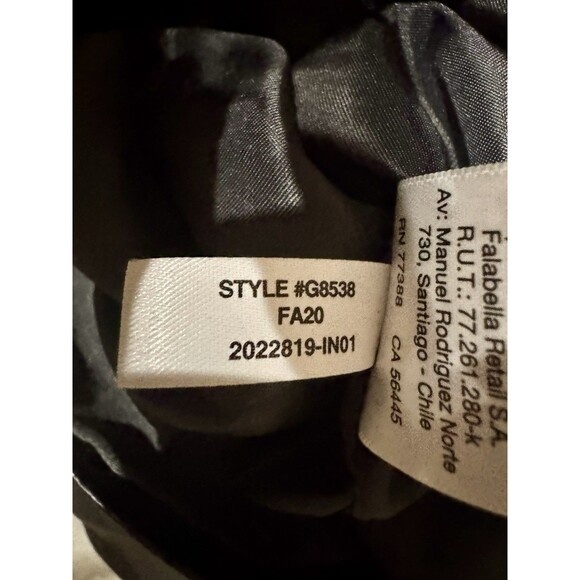 J Crew Collection Black Washed Lamb Leather Moto Biker Jacket Size M - Picture 10 of 11